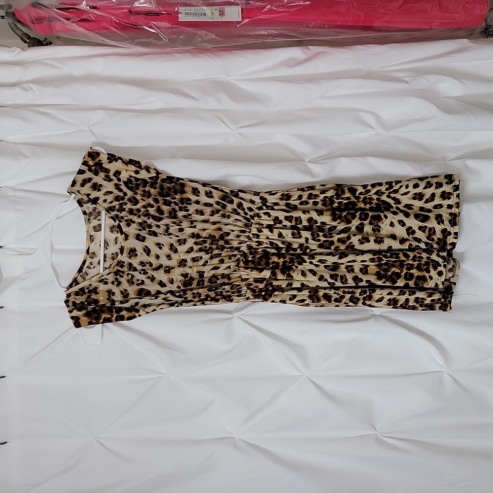 Leopard cheetah dress size small